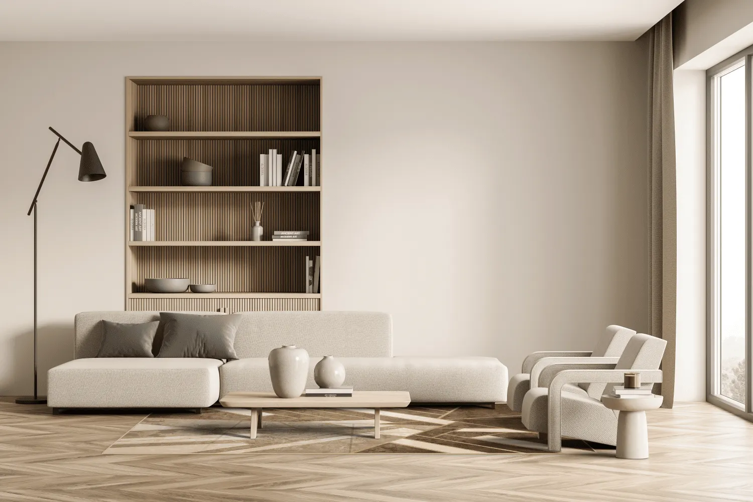 Wilton-tæppe - Amasra (beige)