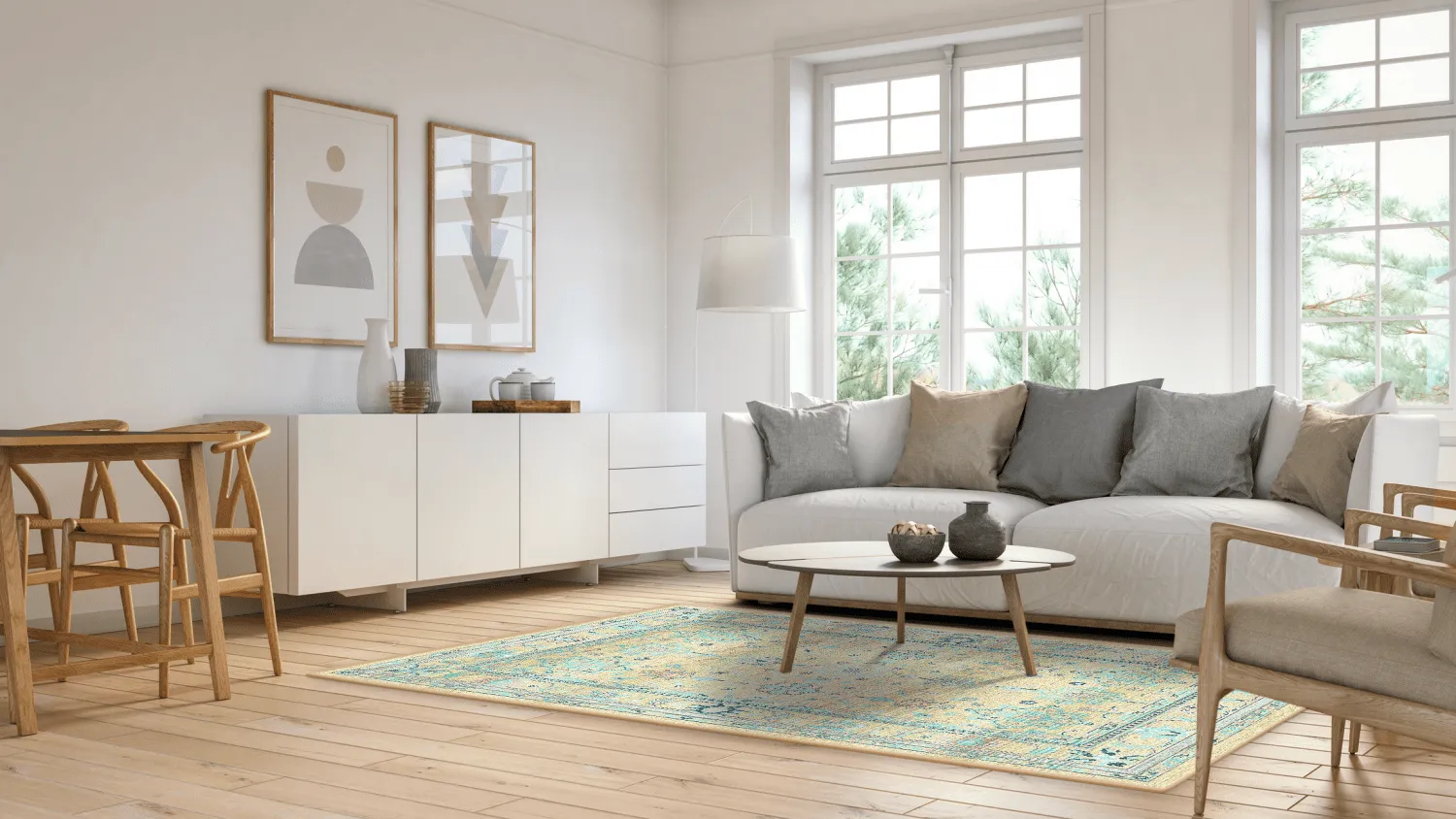 Wilton-tæppe - Livley (gul)