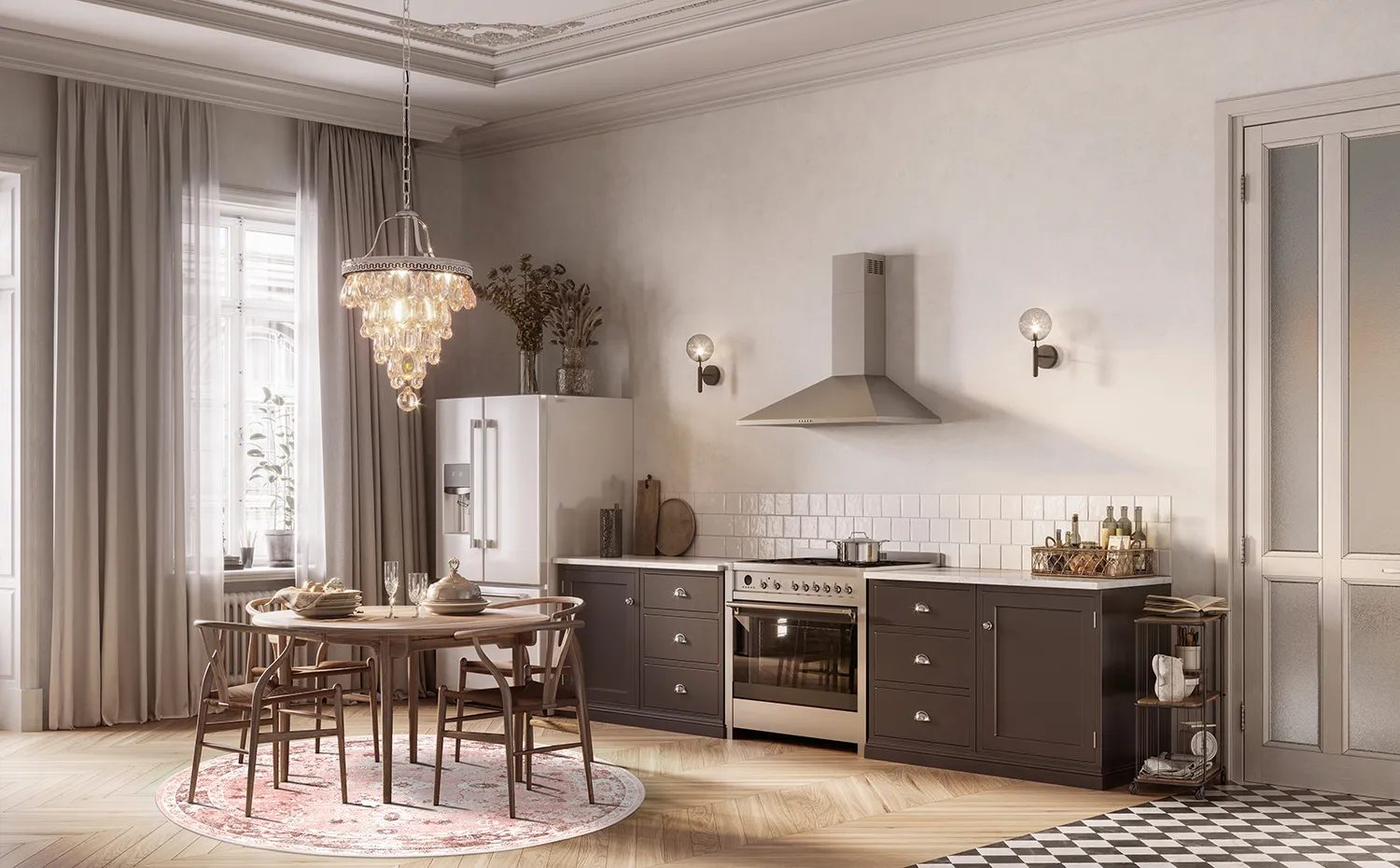 Runde tæpper - Gombalia (lyserød)