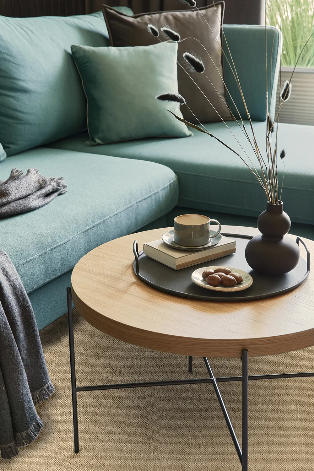 Runde tæpper - Hamilton (beige)