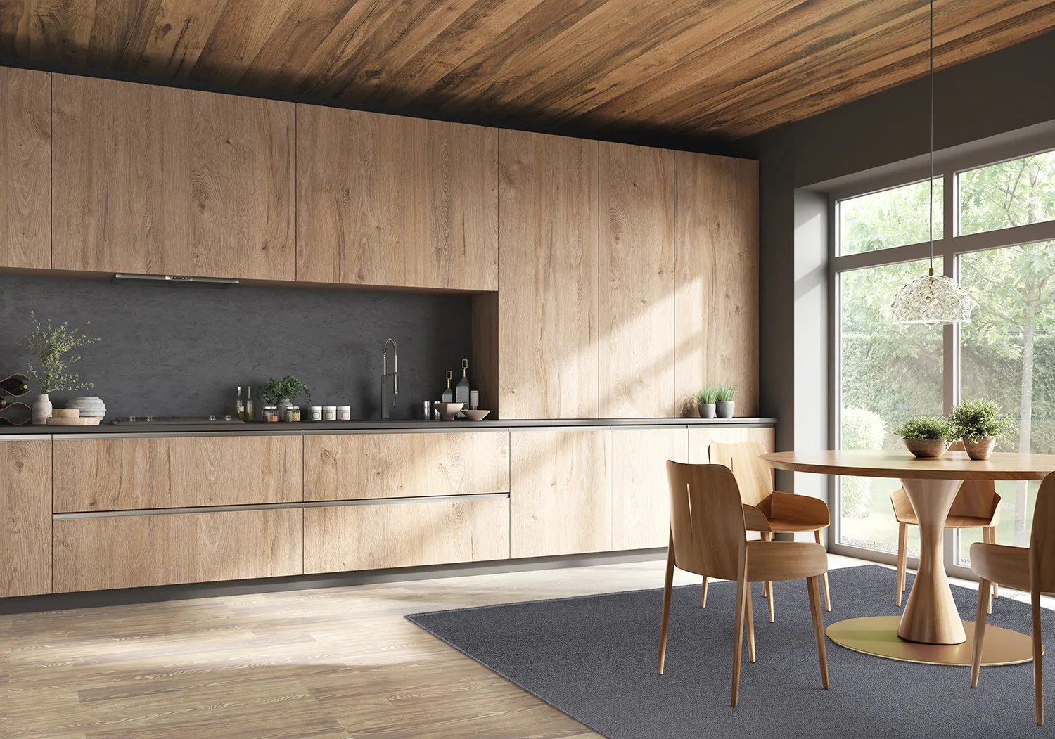 Uldtæppe - Hamilton (Asphalt)