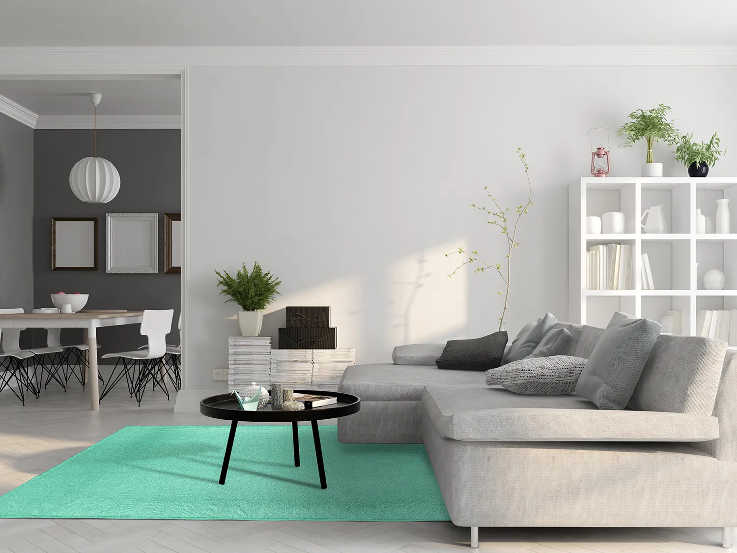 Uldtæppe - Hamilton (Biscay Green)