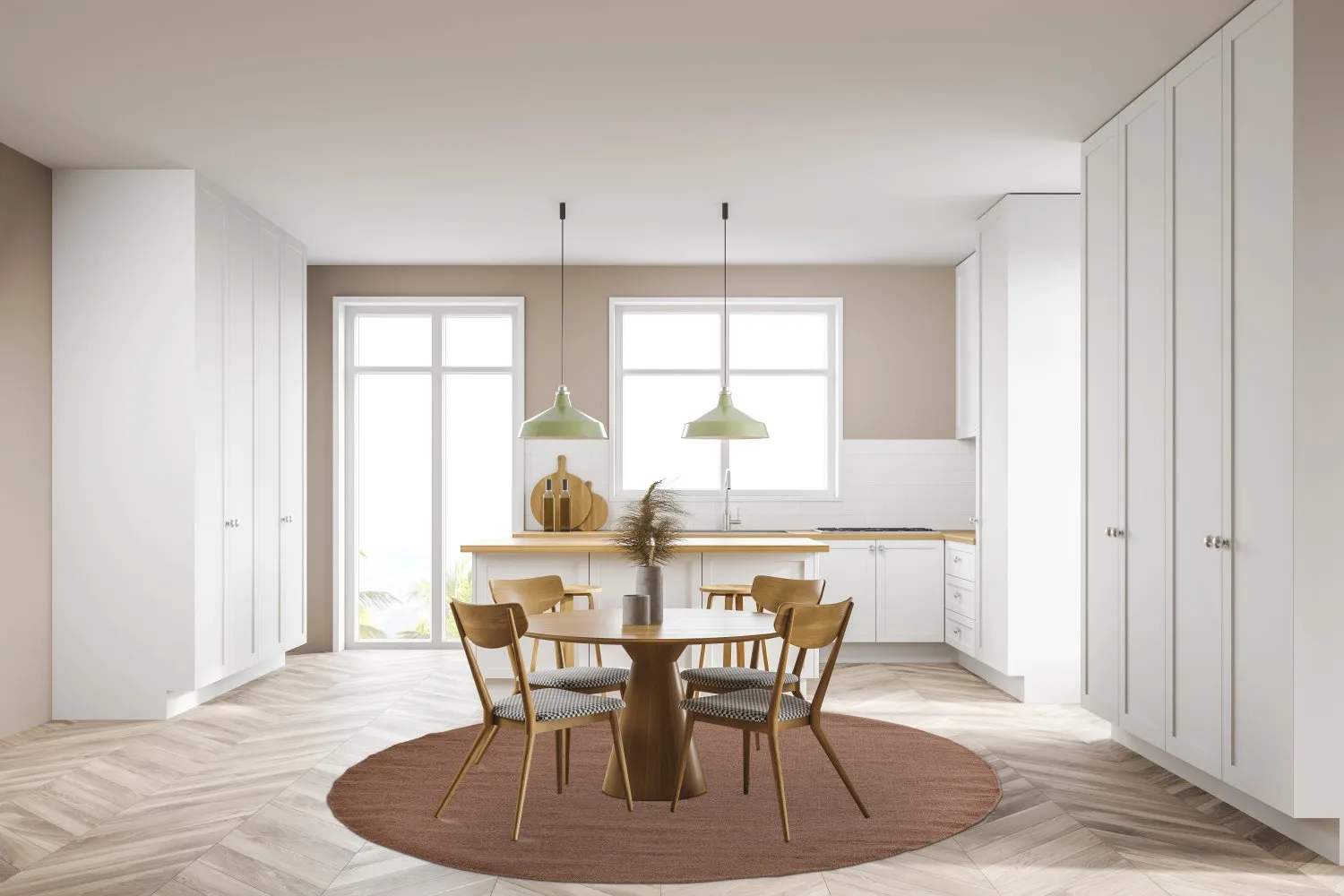 Runde tæpper - Hamilton (Deep Taupe)