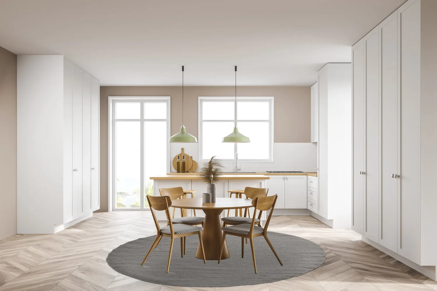 Runde tæpper - Hamilton (Asphalt)