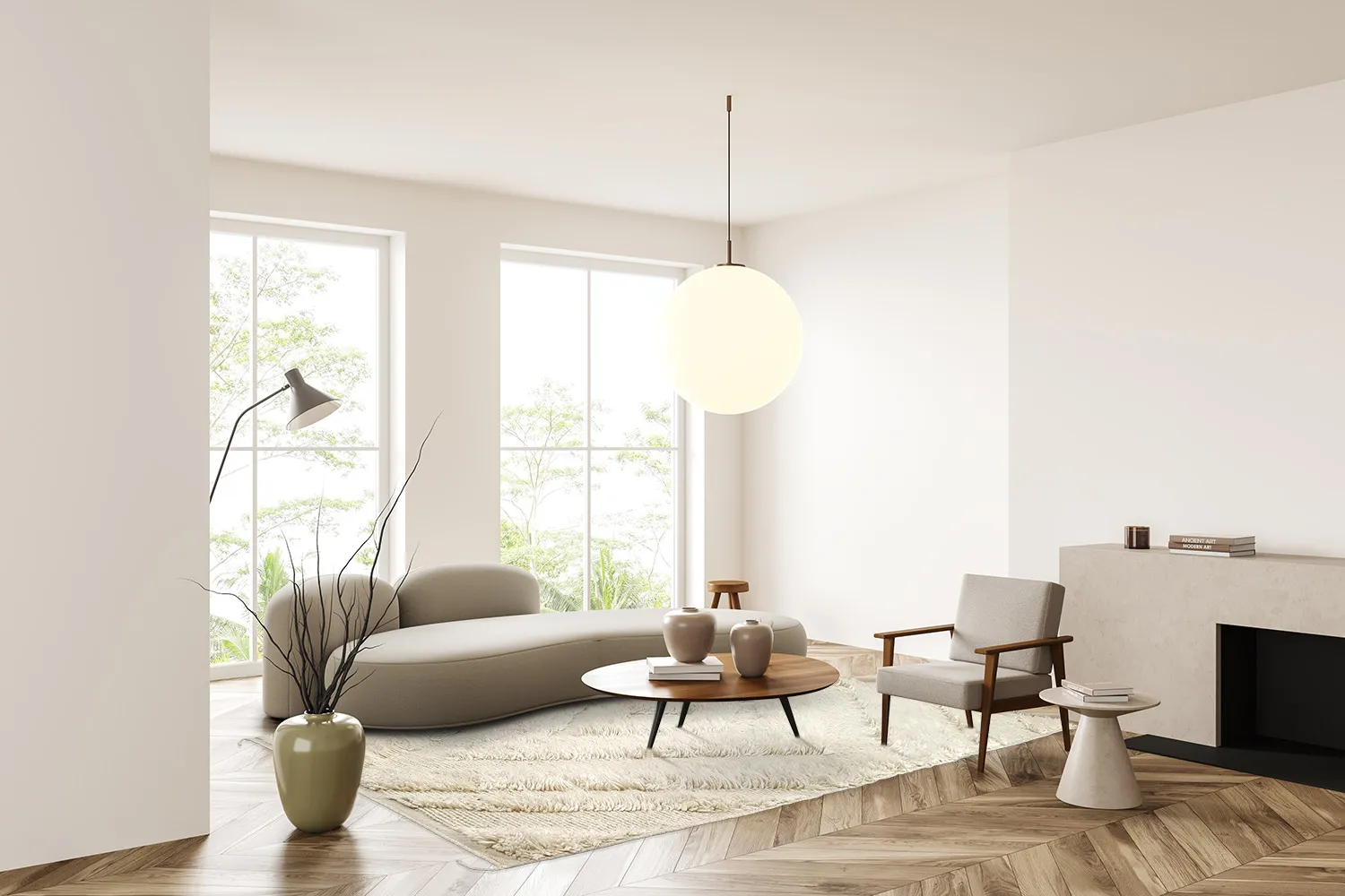 Uldtæppe - Jolie (offwhite)