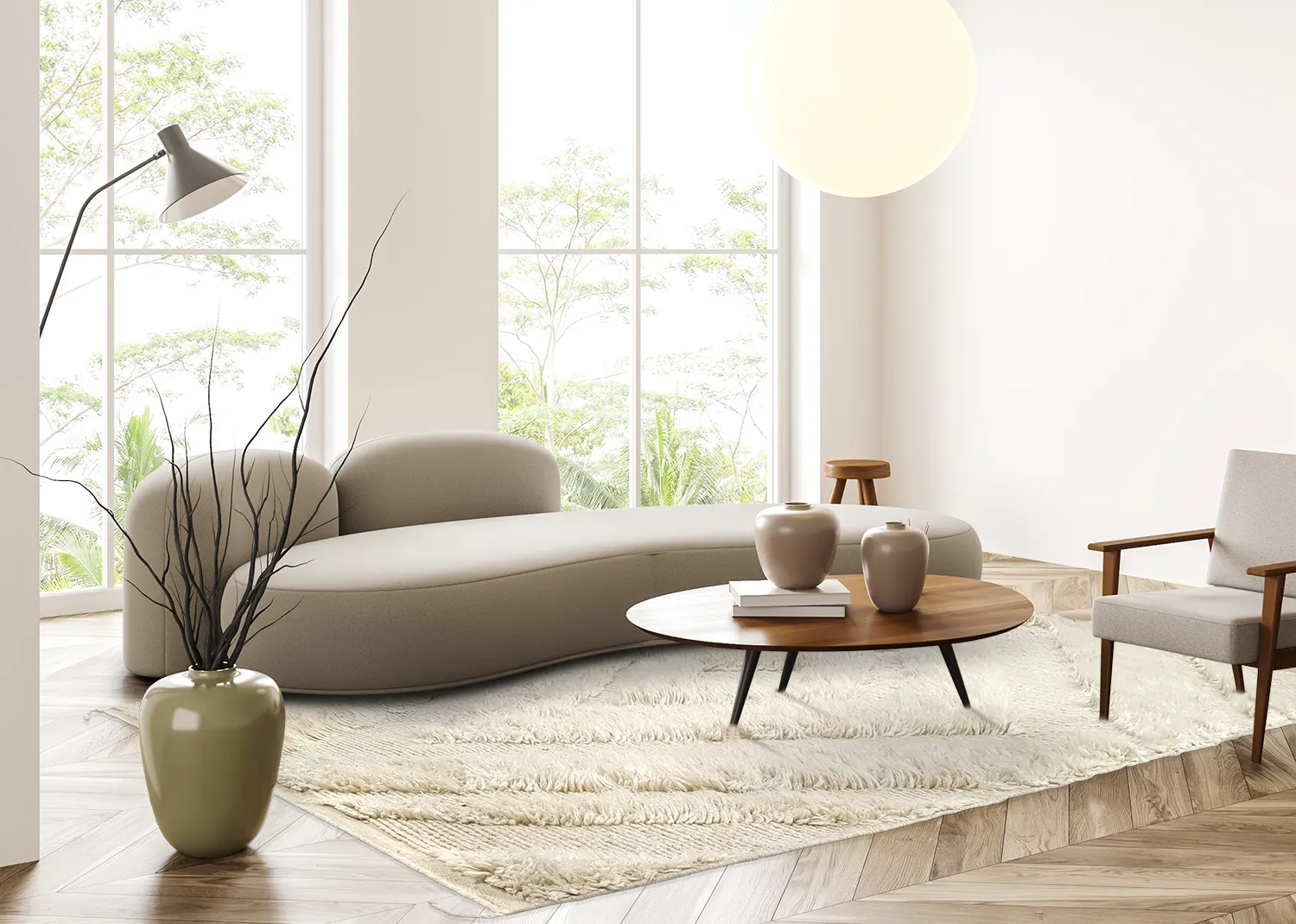 Uldtæppe - Jolie (offwhite)