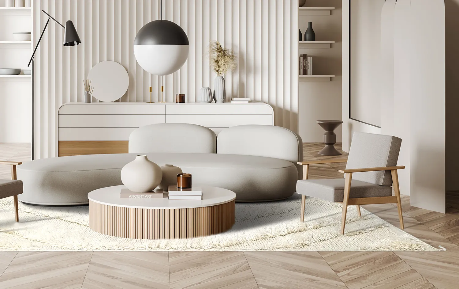 Uldtæppe - Jolie (offwhite)