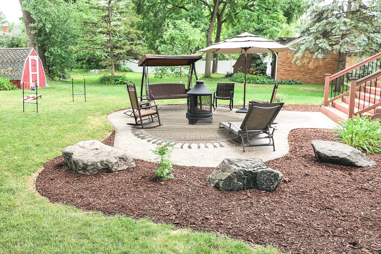 Runde tæpper - Indoor/Outdoor Athena (beige)