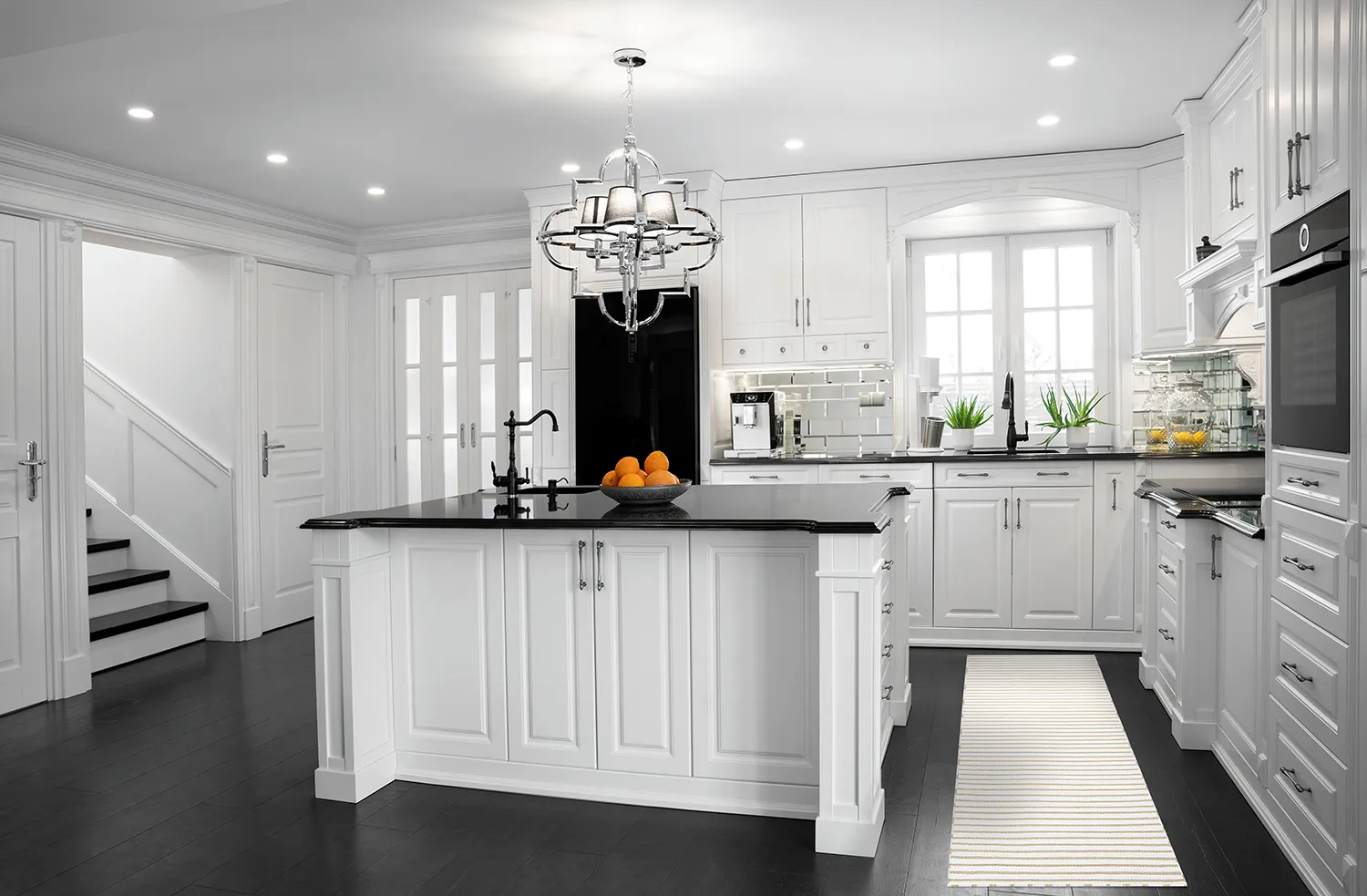 Plasttæpper - Kensington (beige/hvid)