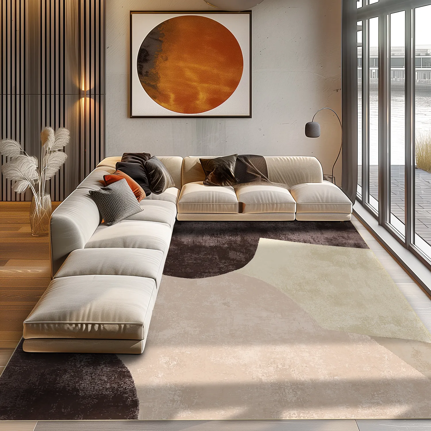 Wilton-tæppe - Lazio (brun)