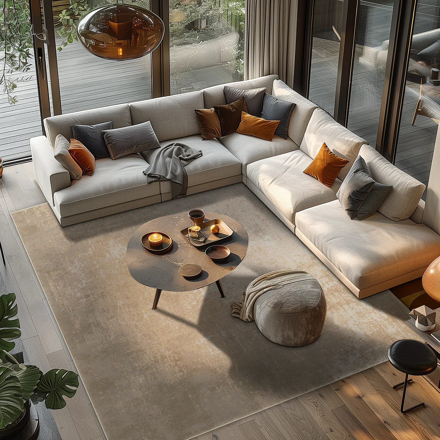 Wilton-tæppe - Lynton (beige)