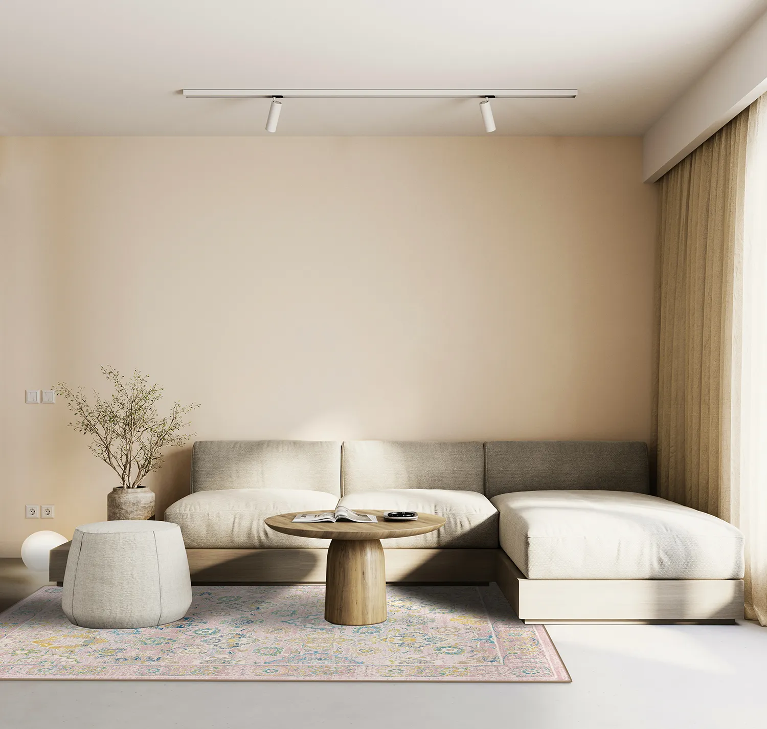 Wilton-tæppe - Magnolia (lyserød)