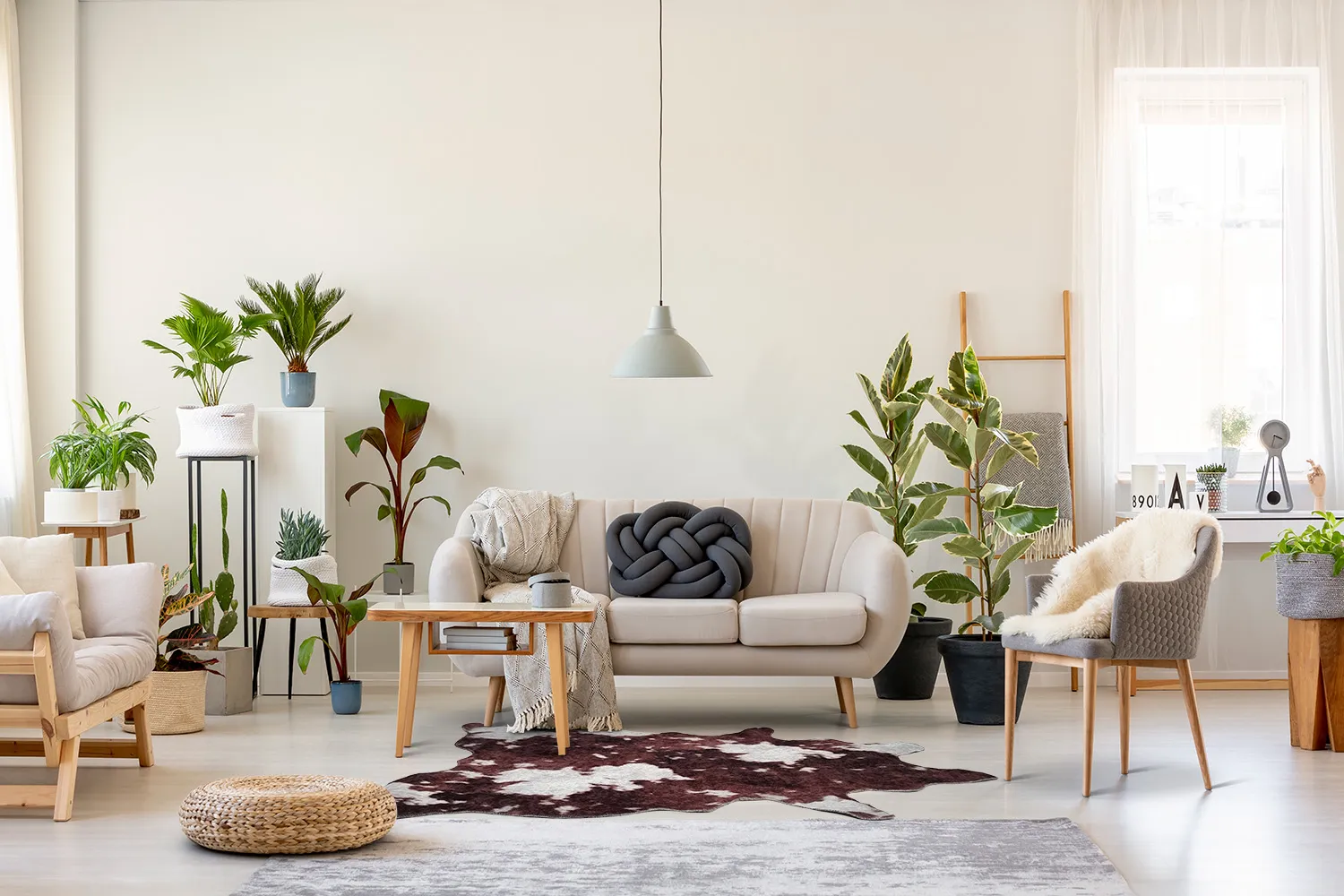 Wilton-tæppe - Valetta (brun/hvid)