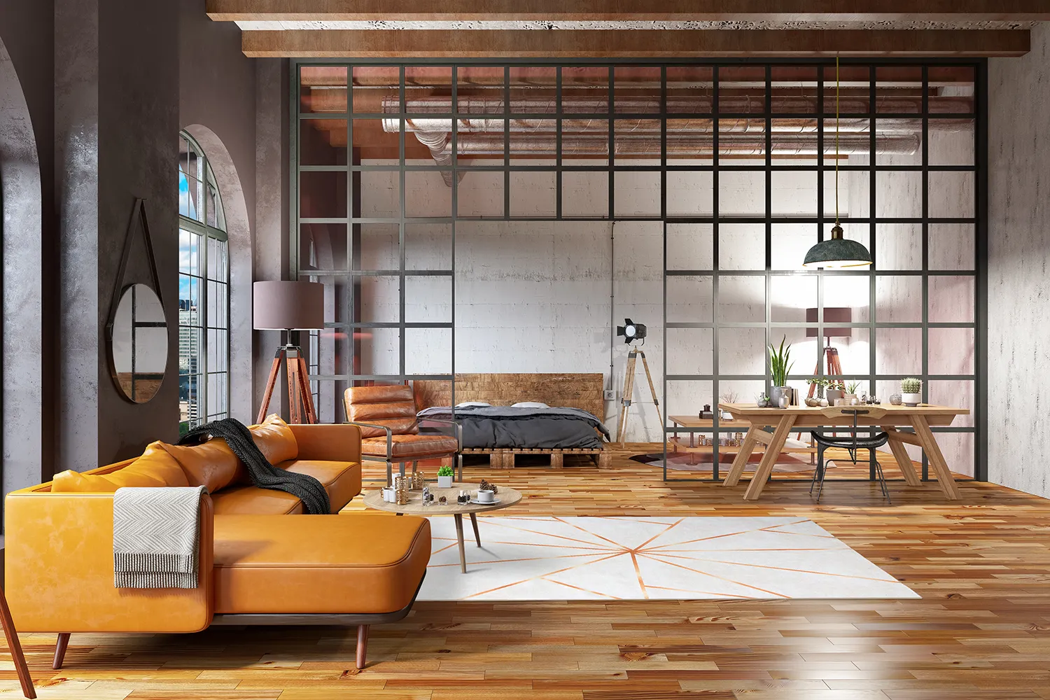 Wilton-tæppe - Bellizzi (offwhite/orange)