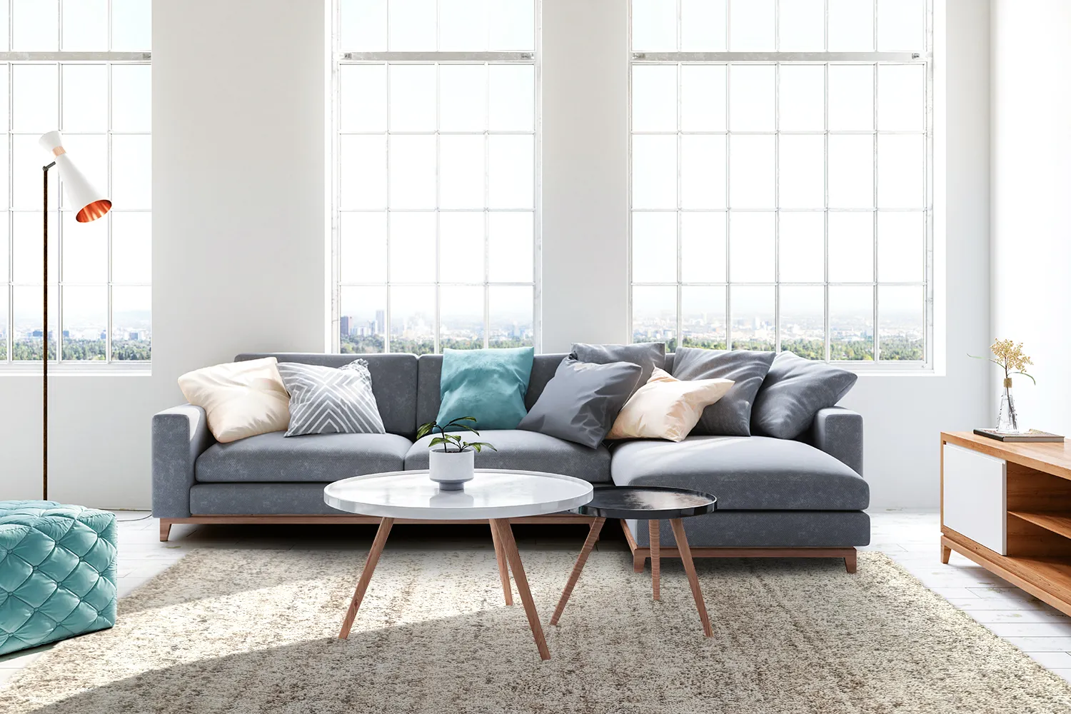 Ryatæpper - Carl (beige)