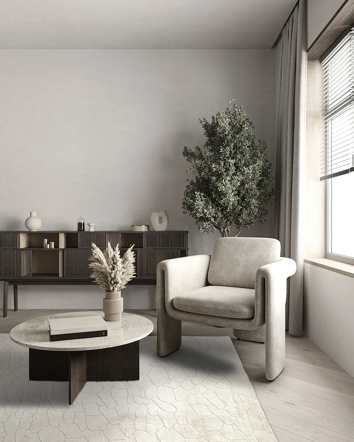 Ryatæpper - Cora (offwhite)