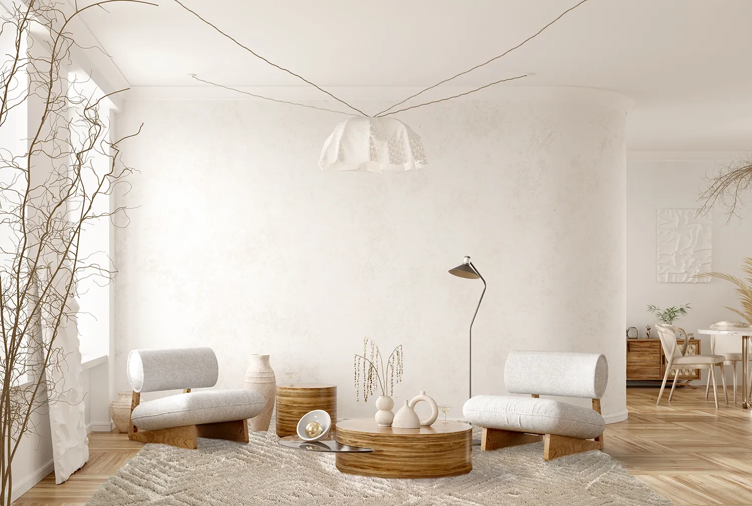 Ryatæpper - Monti (beige)