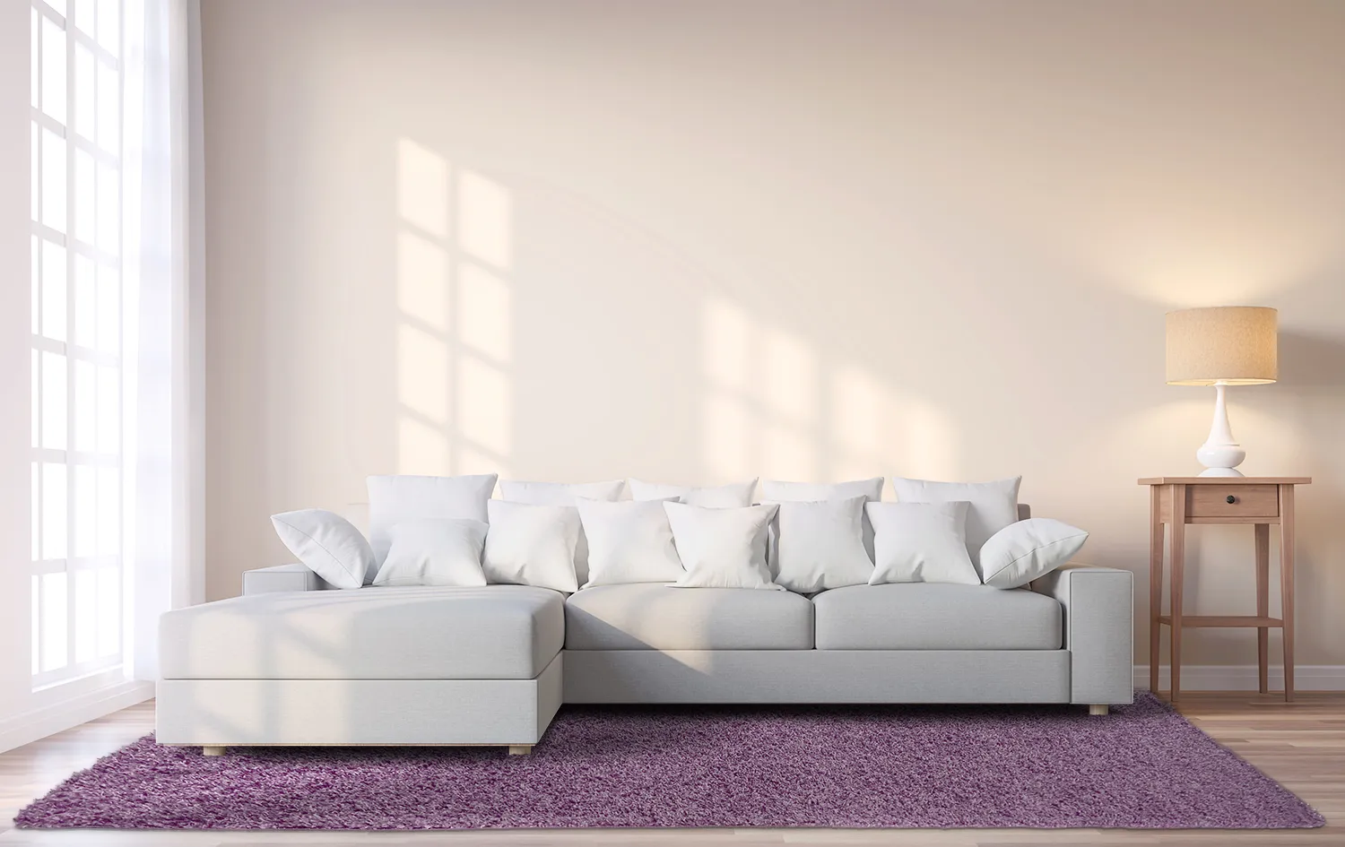 Ryatæpper - Zoe (violetti)