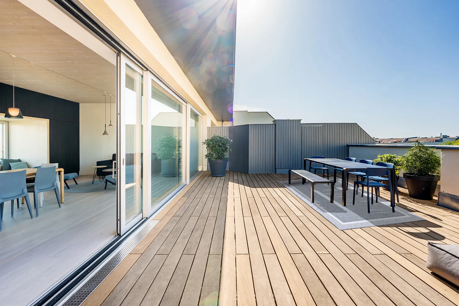 Tæpper til indendørs/udendørs brug - Alta (grå)