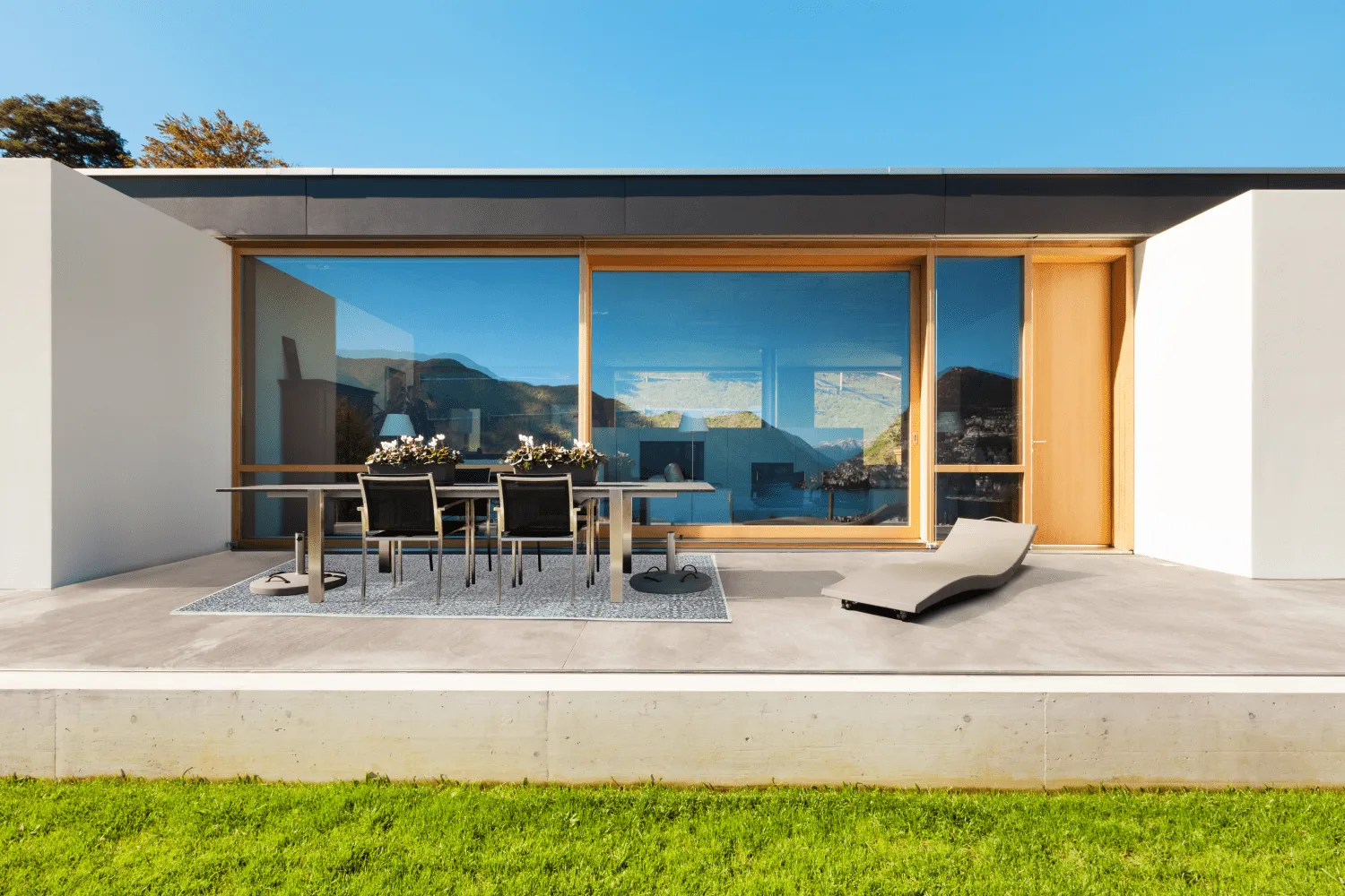 Tæpper til indendørs/udendørs brug - Alesund (grå)