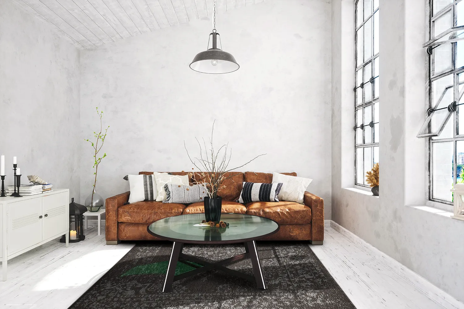 Tæpper til indendørs/udendørs brug - Ellstin (sort)