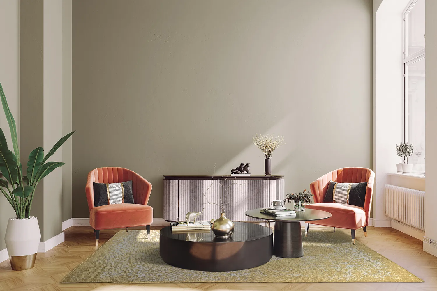 Tæpper til indendørs/udendørs brug - Ellstin (gul)