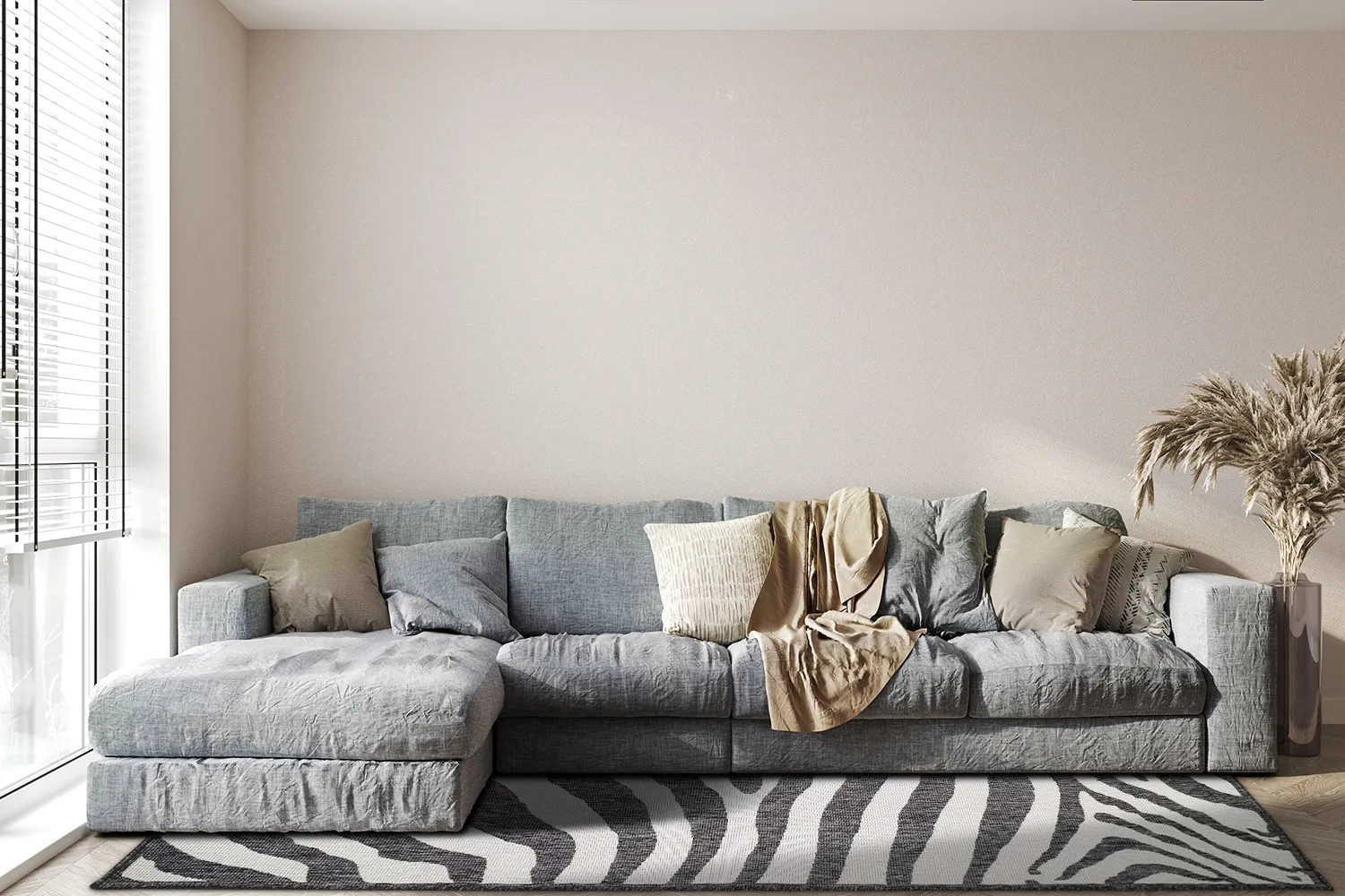 Tæpper til indendørs/udendørs brug - Winona (sort)