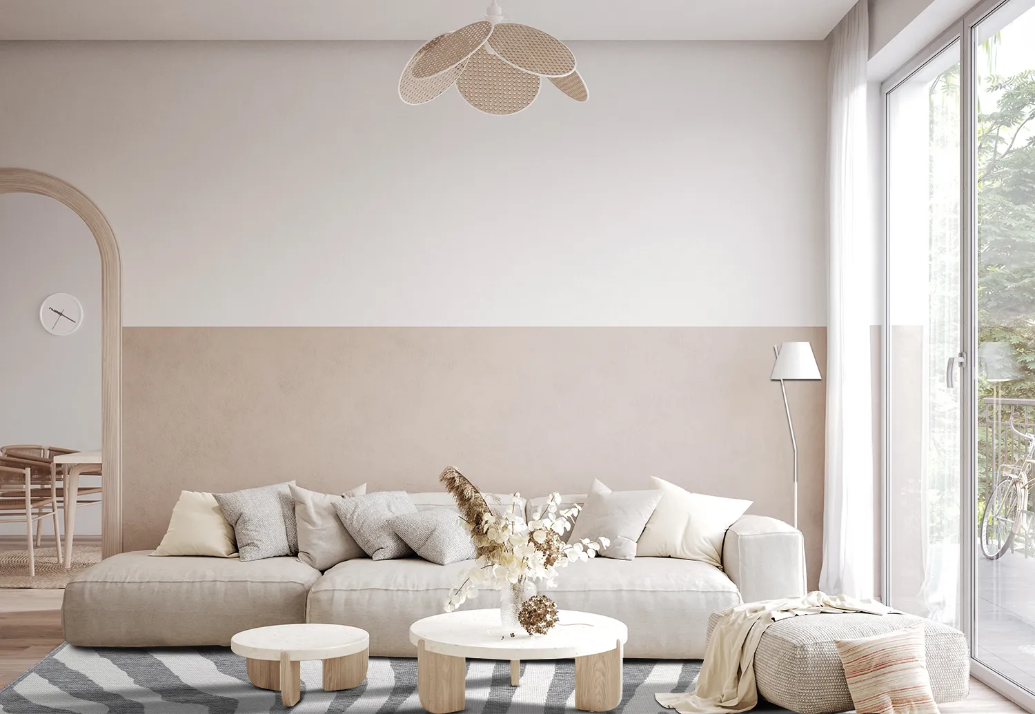 Tæpper til indendørs/udendørs brug - Winona (grå)