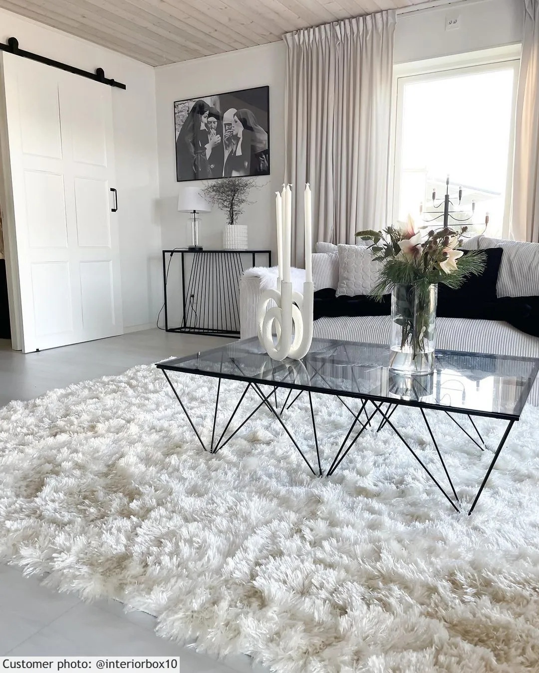 Ryatæpper - Janjira (hvid)