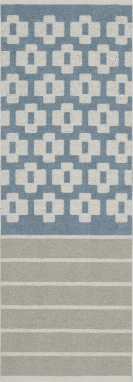 Plasttæpper - Horredstæppet Iris (blå)