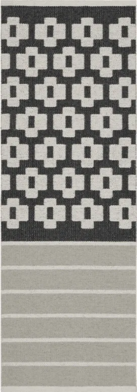 Plasttæpper - Horredstæppet Iris (sort)