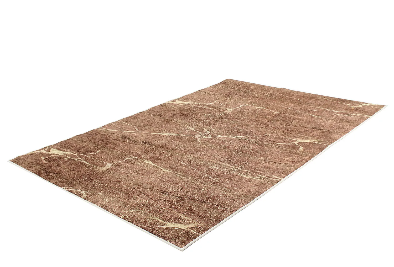 Wilton-tæppe - Nara (brun/guld)