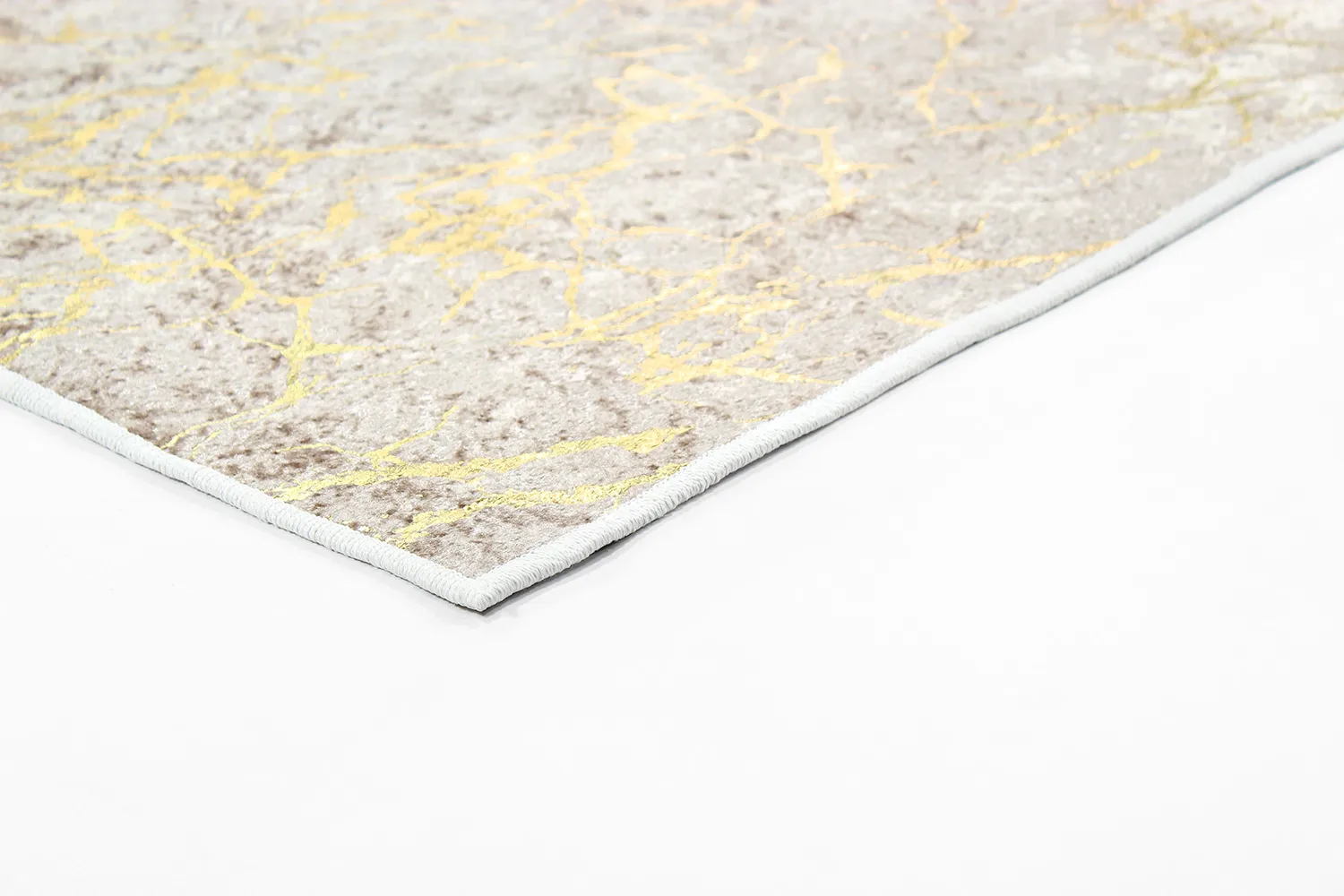 Wilton-tæppe - Zaria (lysebrun/guld)