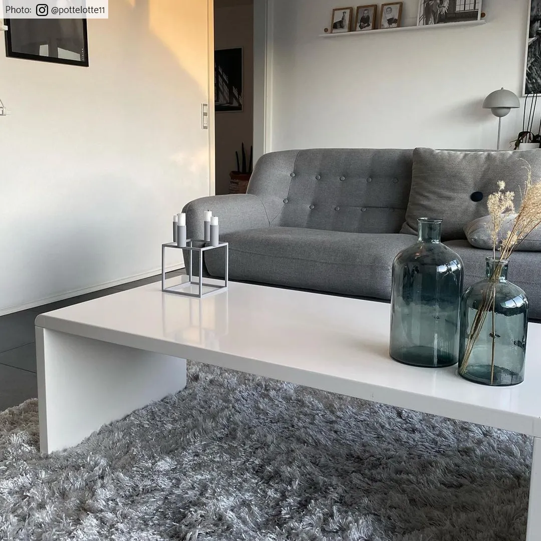 Ryatæpper - Janjira (sølv)