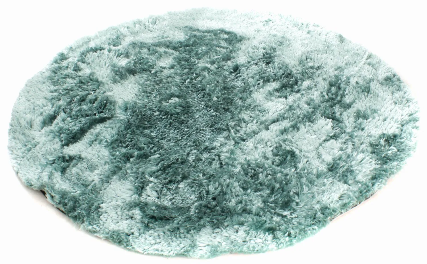 Runde tæpper - Janjira (blå/grønn)
