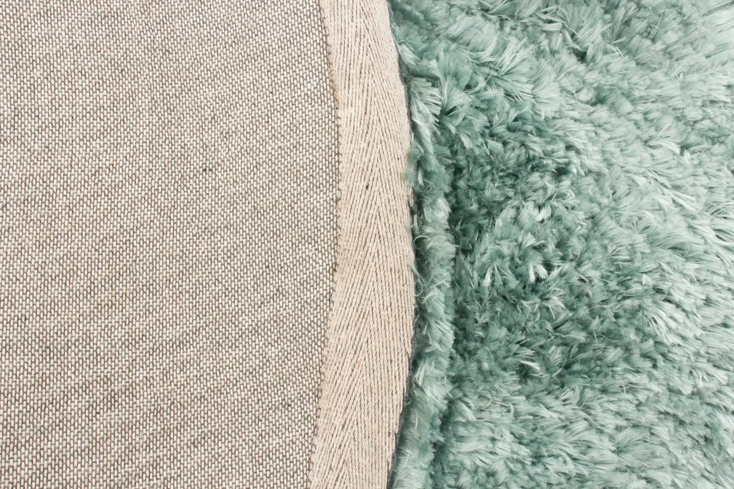 Runde tæpper - Janjira (blå/grønn)