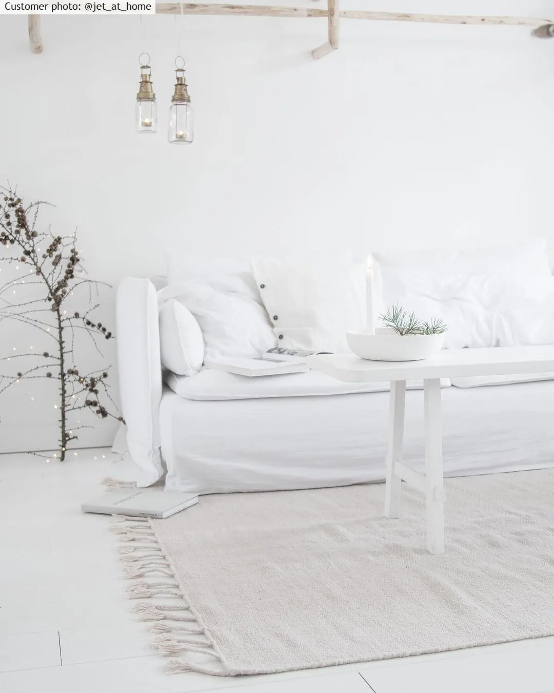 Uldtæppe - Malana (beige)