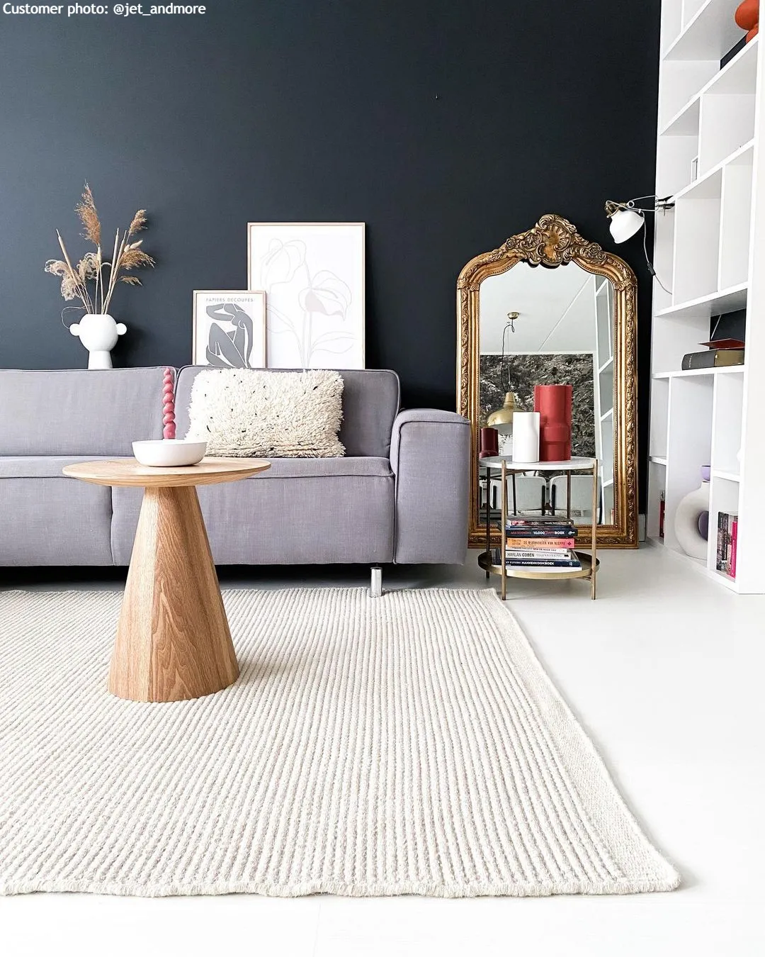 Uldtæppe - Coastal (hvid)