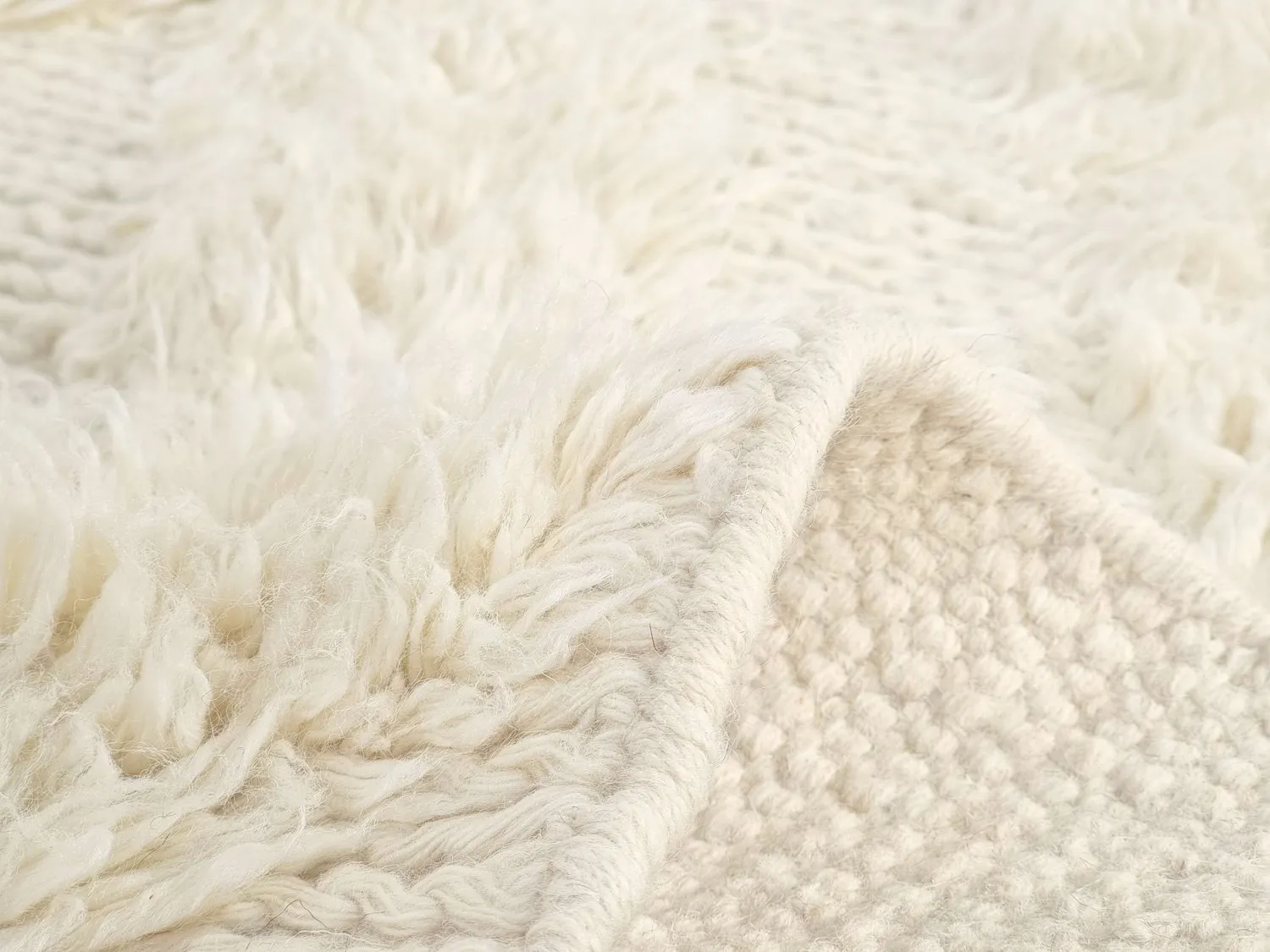 Uldtæppe - Jolie (offwhite)