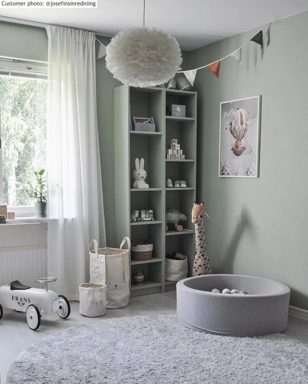 Runde tæpper - Cosy (silver)