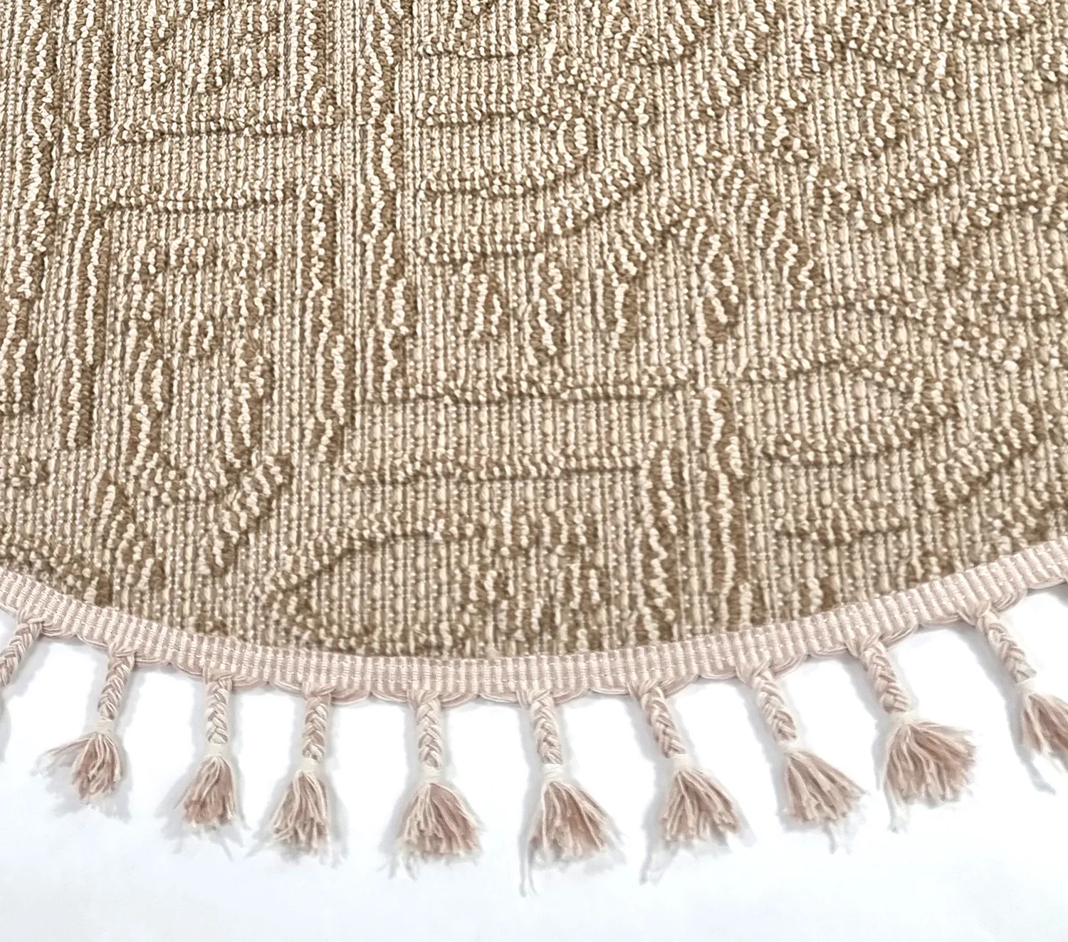 Runde tæpper - Indoor/Outdoor Dorotea (beige)