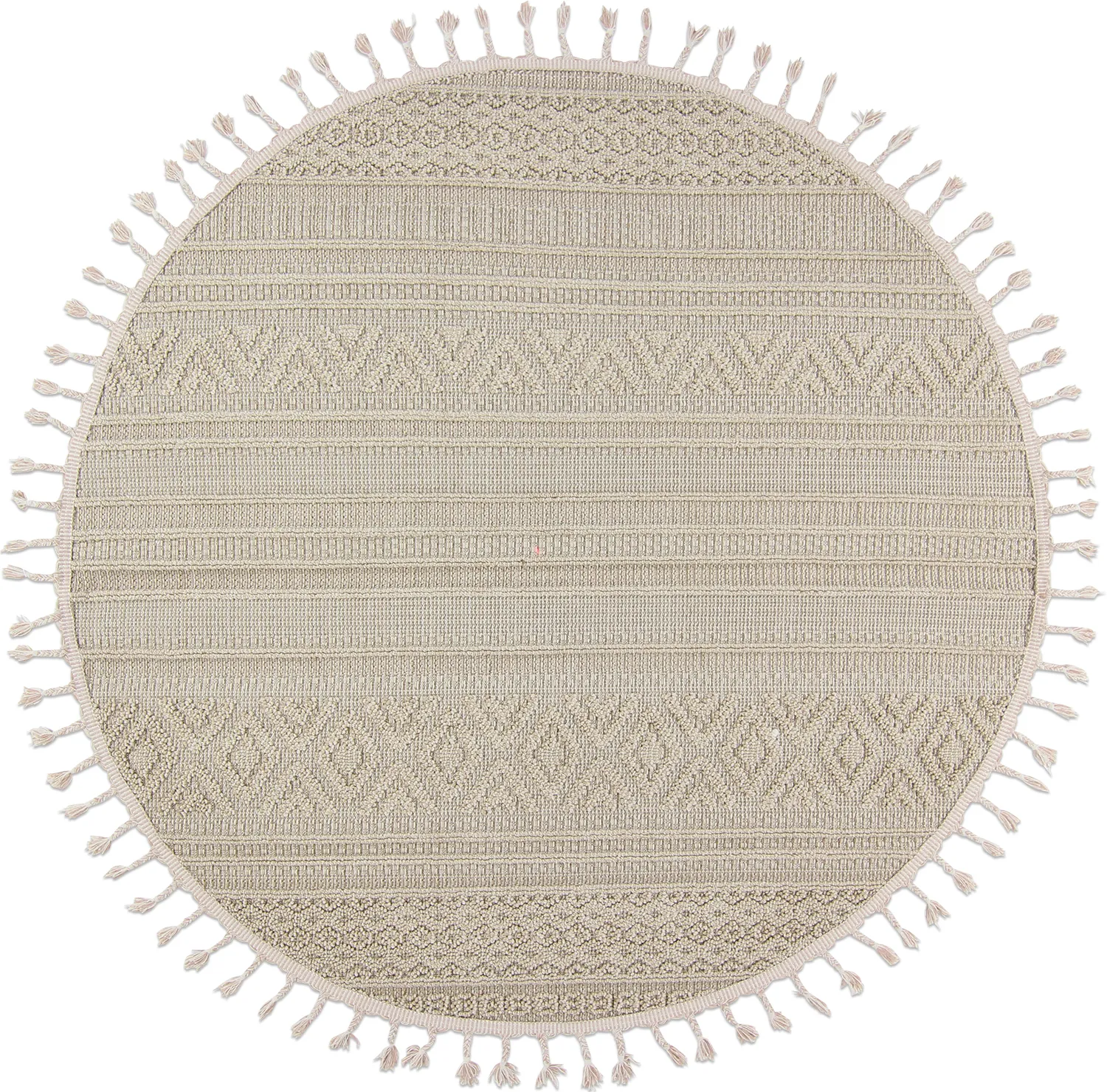 Runde tæpper - Indoor/Outdoor Athena (beige)