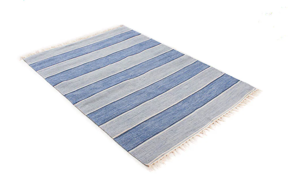 Kludetæppe - Julia (blå)