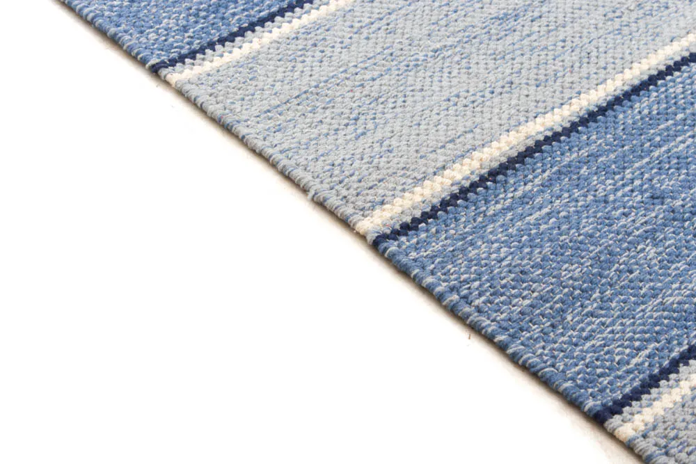 Kludetæppe - Julia (blå)