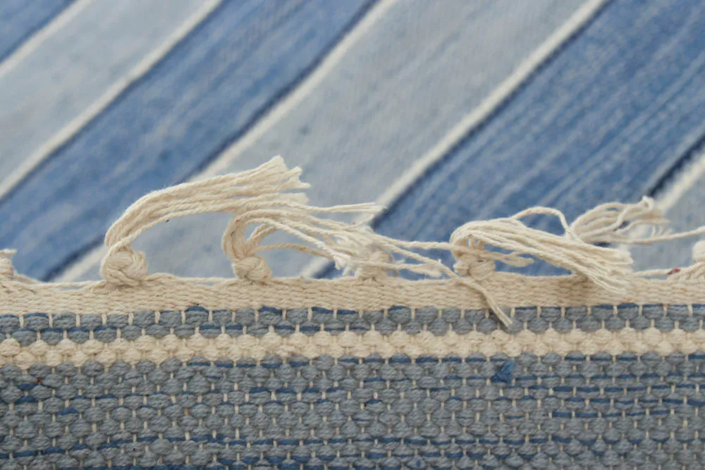 Kludetæppe - Julia (blå)