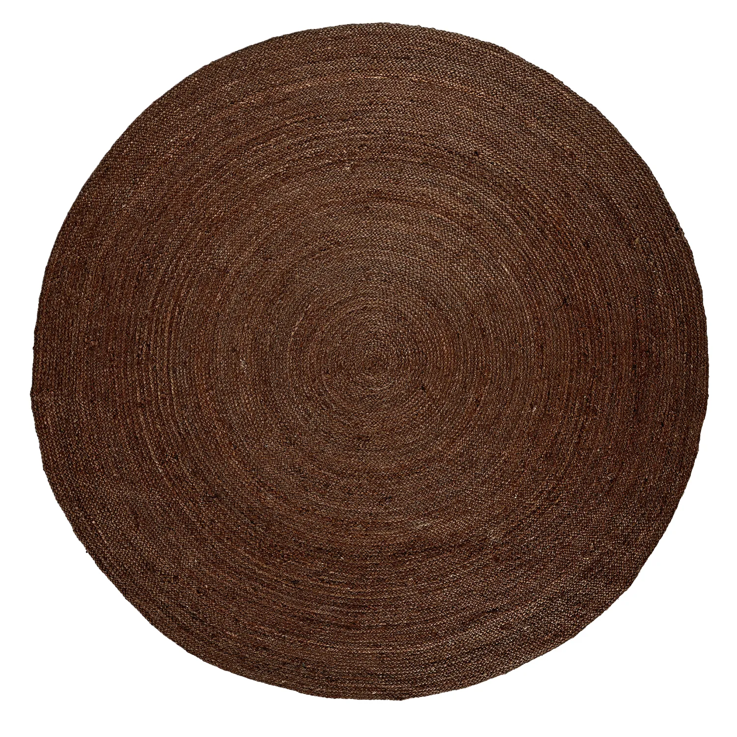 Rund jutetæppe - Amasia (brun)