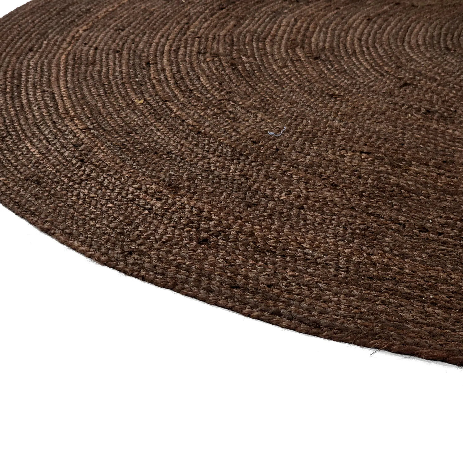 Rund jutetæppe - Amasia (brun)