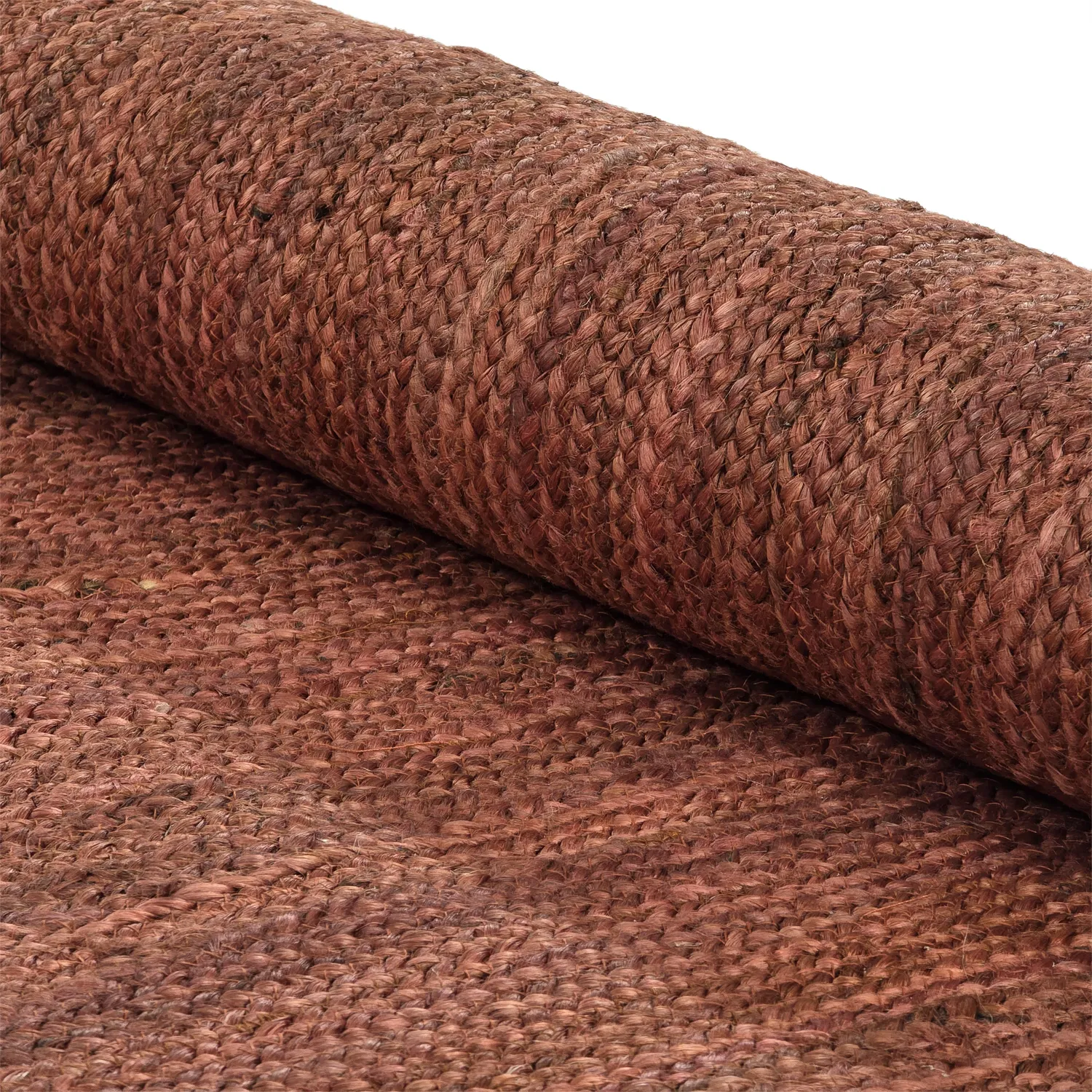 Jutetæppe - Amasia (kastanje)