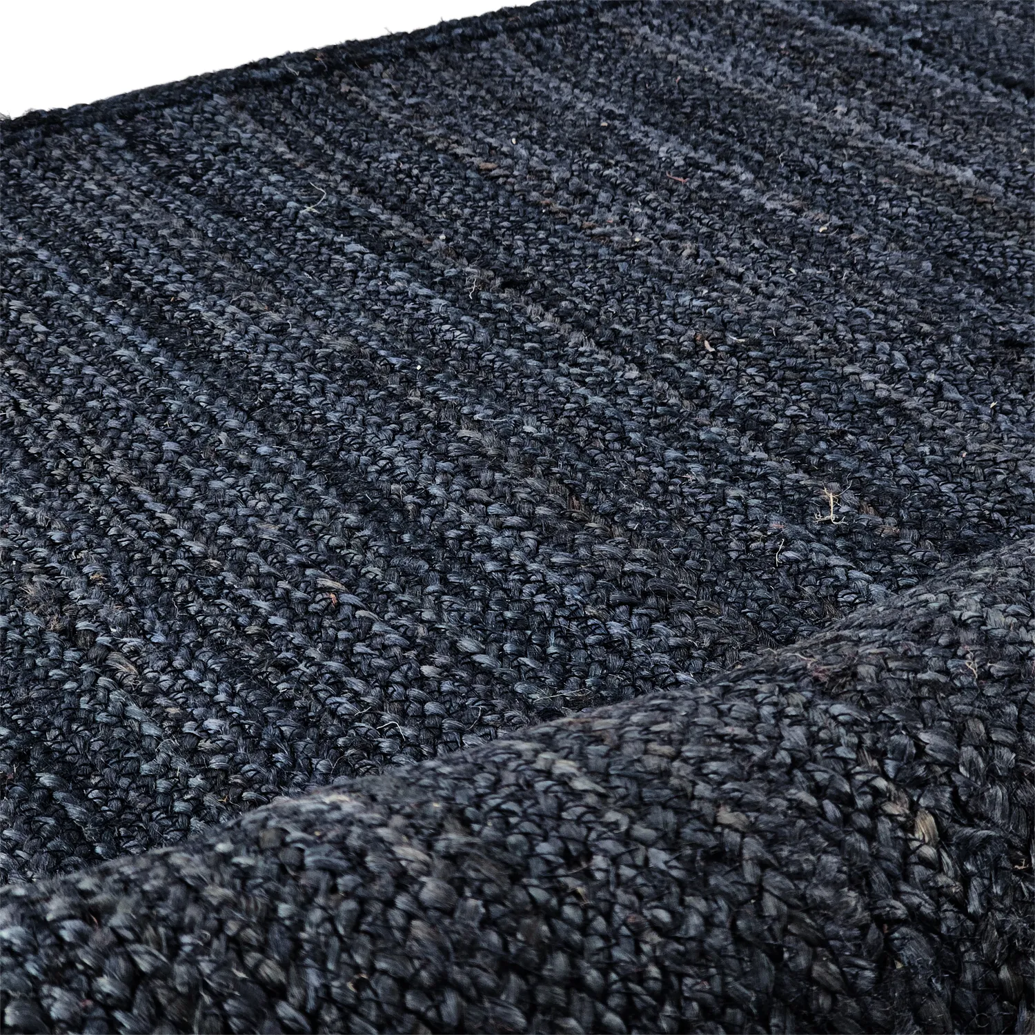 Jutetæppe - Amasia (mørkeblå)