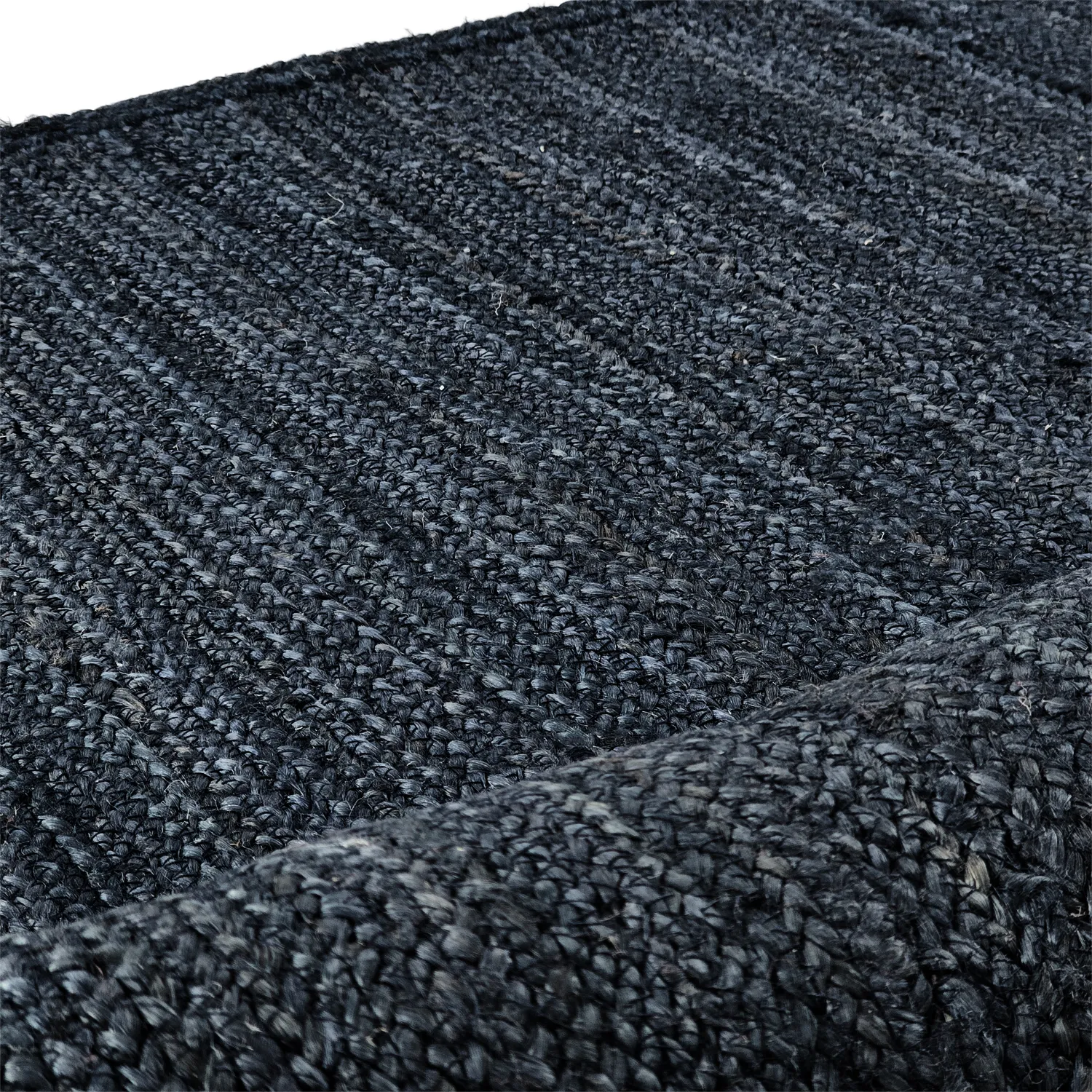 Jutetæppe - Amasia (mørkeblå)